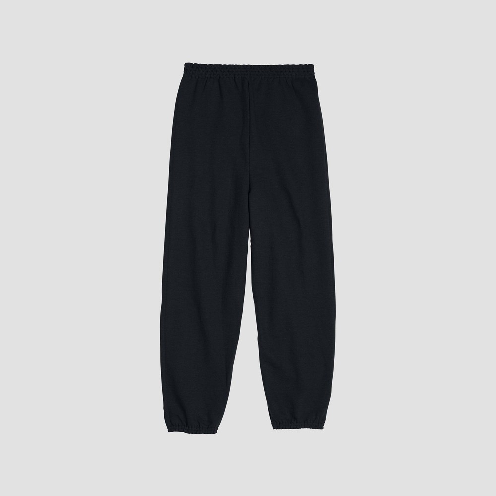 Hanes Kids' Eco Smart Fleece Non-Pocket Sweatpants - Black L