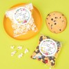 Big Dot of Happiness Wildflowers Thank You Stickers and Clear Cookie Bags, Cellophane Treat Bags 4.25x7 IN for Candy or Baked Goods - 25 Count - 3 of 4