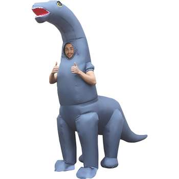 Halloween Express Brontosaurus Inflatable Adult Costume - One Size Fits Most