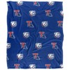 Louisiana Tech University Logo Pattern Silky 50x60 Blanket, 1 Sided - 2 of 4
