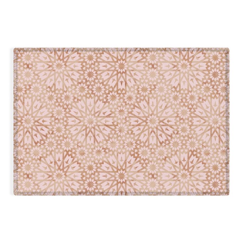 Schatzi Brown Tangier Warm Pink 2’ x 3' Rug - Deny Designs, 1 of 5