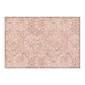 Schatzi Brown Tangier Warm Pink 2’ x 3' Rug - Deny Designs