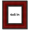PosterPalooza | Photo Size Weathered Red Picture Frame - UV Acrylic, Foam Board Backing, Hanging Hardware - 2 of 4