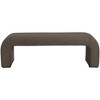 Meridian Furniture,Niagara Boucle Fabric Bench - 3 of 4