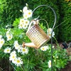 Moonelit Creations Solar LED Watering Can Landscape Light Stake Gold - 3 of 4