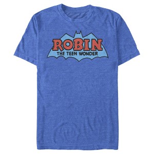 Men's Batman Logo Boy Wonder Robin T-Shirt - 1 of 4