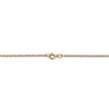 Black Bow Jewelry 0.95mm, 10k Yellow Gold, Cable Rope Chain Necklace - 4 of 4