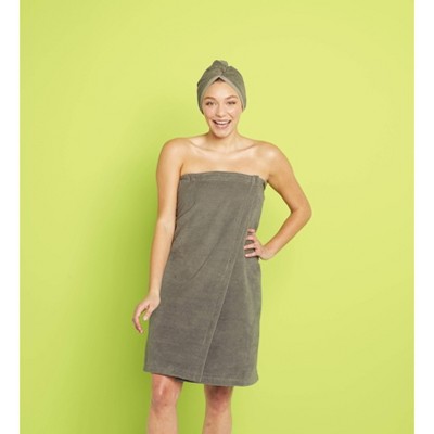 Bath Body Wrap Gray - Room Essentials&#8482;_2