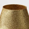 4.5" Metal Mini Christmas Tree Collar Gold Glitter - Wondershop™ - image 2 of 2