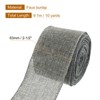 Unique Bargains Gift Wrapping Faux Burlap Wired Durable Ribbon Roll 10 Yards 1 Pc - 2 of 3