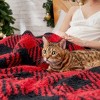Cozy Bliss Retro Reversible Throw Blanket Christmas Blanket - 2 of 4