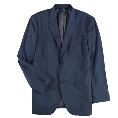 Perry Ellis Mens Twill Two Button Blazer Jacket