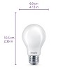 Philips UltraDef LED 60W Frosted Daylight A19 4P: Energy Star Certified Dimmable Light Bulbs, 800 Lumens, 13.7-Year Life - image 3 of 4