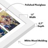 Americanflat 14x20 Collage Picture Frame with Polished Plexiglass - Fits Nine 4x6 Photos or One 14x20 Photo - Gallery Wall Frame Set - White - 3 of 4