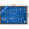 Trends International Star Wars: Saga - Rebel Blueprint Framed Wall Poster Prints - 3 of 4