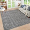 Machine Washable Area Rug With Non-Slip Backing Stain Resistant Easy Cleaning Indoor Carpet For Living Room Bed Dining Room Playroom Office - 3 of 4