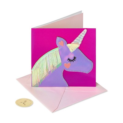 Valentine's Day Card 'Love U Unicorn' - PAPYRUS