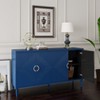 Okak Vintage Sideboard Buffet, Storage Cabinet with 4 Doors & 2 Drawers, Coffee Bar Cabinet for Kitchen Living Room Bedroom - 3 of 4