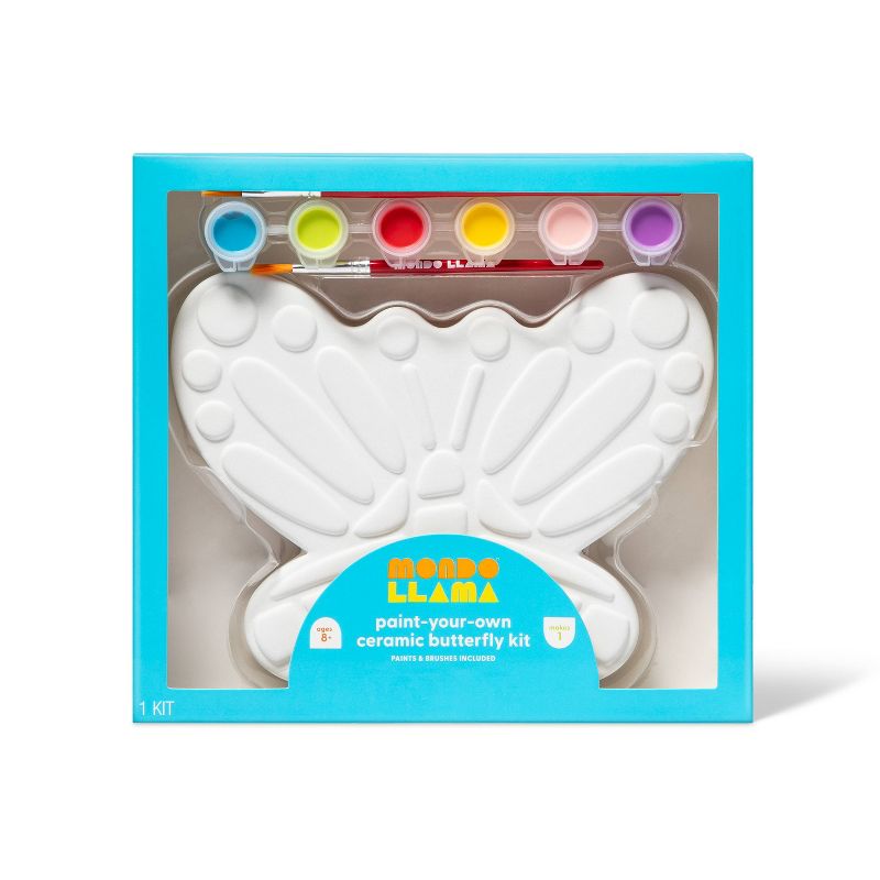 Paint-Your-Own Stepping Stone Butterfly DIY Art Kit - Mondo Llama&#8482;, 1 of 6