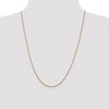 Black Bow Jewelry 0.8mm 14k Yellow Gold Diamond Cut Square Wheat Chain Necklace - 2 of 4