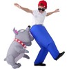 Joyfy Family Inflatable Costumes, Biting By a Dog Inflatable, Blow-up Costume  for Halloween Themed Cosplay Party - 2 of 4