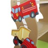 Cars Transportation Kids' Bookshelf - Fantasy Fields by Teamson Kids: Toddler Storage, 3 Shelves, Drawer, CPSIA Certified - 4 of 4