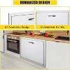 Brushed Stainless Steel BBQ Access Door, Outdoor Kitchen Cabinet Doors, Durable Weather-Resistant Doors for Barbecue Islands, Suitable for Outdoor - 4 of 4