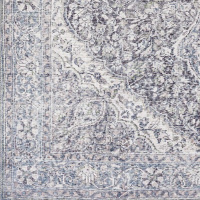 Hauteloom Tavas Blue Persian Style Washable Rug