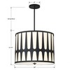 Crystorama Lighting Royston 5 - Light Pendant in  Black - 4 of 4