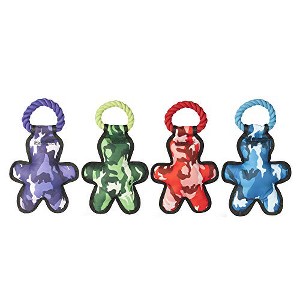 Multipet Cross-Ropes Camoflauge Tug O'Man with Rope, Assorted - 1 of 1