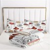 Boersma Mushroom Bedding Set, Botancial Fungus Comforter, Cute Mushroom Plants Quilt with 2 Pillowcases for Room Decor - 4 of 4