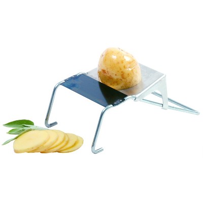 Lehman's Feemster's Famous Vegetable Slicer, Super Sharp Carbon Steel Blade Slices Fruits and Vegetables, Consistent and Adjustable, Cuts 1/8" to 1/2"