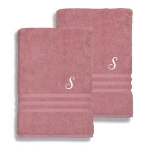 Linum Home Textiles 100% Turkish Cotton 2PC Denzi Bath Towel Set - 1 of 1
