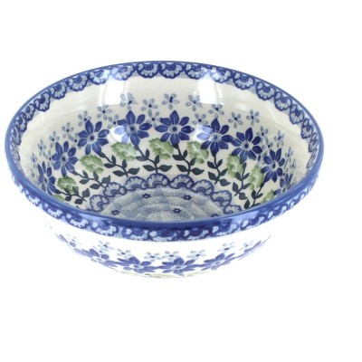 Blue Rose Polish Pottery Halsey Cereal/Soup Bowl