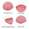 Unique Bargains PP Plastic Reusable Lightweight Durable Tray Rectangle 3 Pcs - 3 of 4