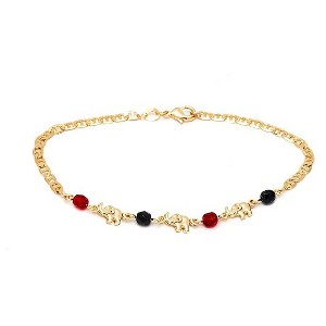 RMZ 18K GOLD MARINER JET ELEPHANT ANKLET FOR WOMEN - MADE IN BRAZIL - 1 of 1