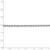 Black Bow Jewelry 2.75mm, 14k White Gold, Diamond Cut Solid Rope Chain Anklet, 9 Inch - 4 of 4