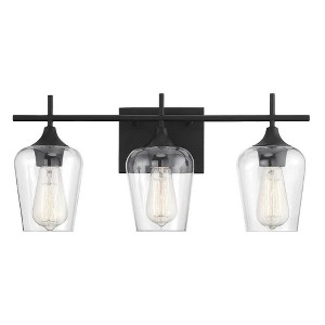 Savoy House Octave 3 - Light Vanity in  Black - 1 of 1