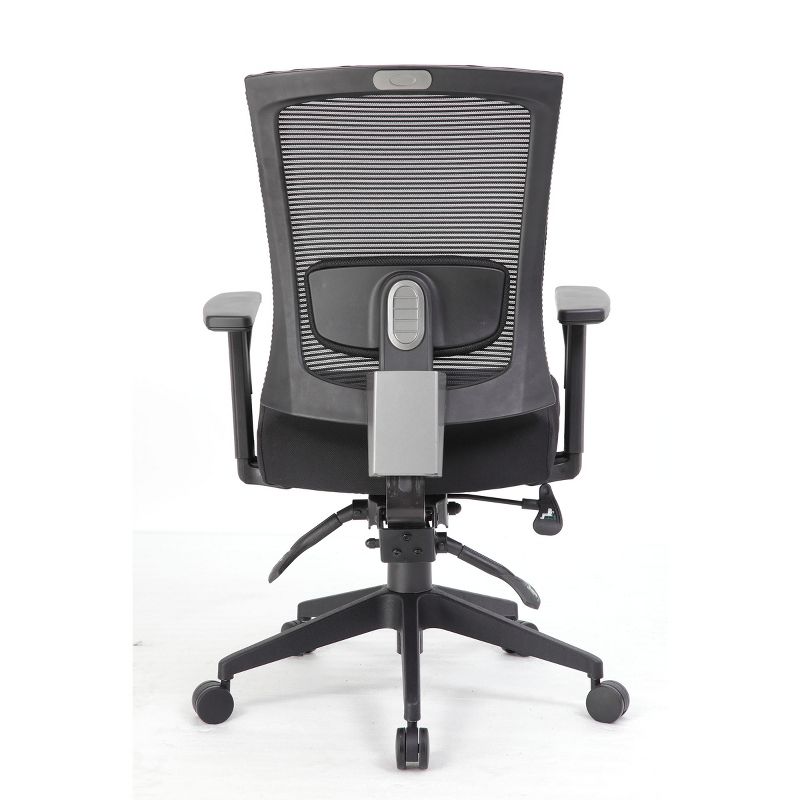 Multifunction Mesh Chair with Seat Slider Black - Boss Office Products, 4 of 5