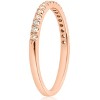 Pompeii3 1/4ct Diamond Ring Stackable Engagement Womens Wedding Band 14K Rose Gold - image 3 of 4