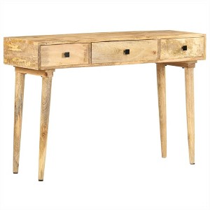 vidaXL Console Table 45.3 in.x13.8 in.x29.9 in. Solid Mango Wood - 1 of 4