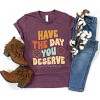 The Juniper Shop SmileyWorld Have The Day You Deserve Groovy Youth Short Sleeve Tee - 4 of 4