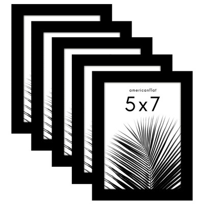 Americanflat 5 Pack of Picture Frames - Plexiglass Cover
