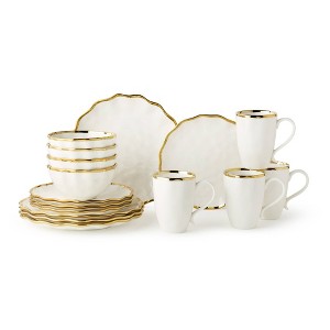 Certified International 16pc Dinnerware Set Regency Gold - 1 of 4