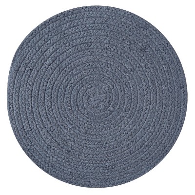 Split P Essex Placemat Set - Marine Blue