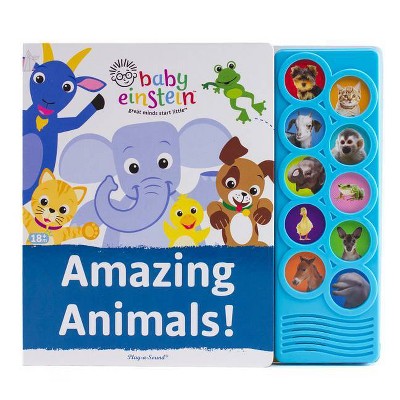 Baby Einstein - Amazing Animals! Listen and Learn 10-Button Sound (Board Book)