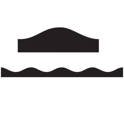 Ashley Productions Magnetic Border, Black, 12' (Pack of 6)