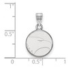 Black Bow Jewelry 14k White Gold Georgia Southern Eagles NCAA Small Pendant - 2 of 3