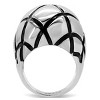 Slickblue Women's Polished Stainless Steel Ring, No Stone, Simple Band Style, No Plating Finish, Size 5-10 - 4 of 4