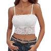 Avidlove Bralettes for Women Lace Spaghetti Strap Tank Top Tube Slim Basic Camisole - 3 of 4